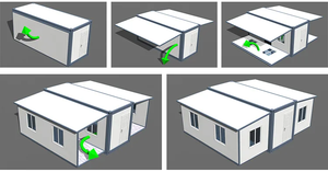 Casa contenedor de envío de lujo de 20, 30 y 40 pies, casas modulares, apartamento expandible, casa plegable, contenedor América - Product Image 3