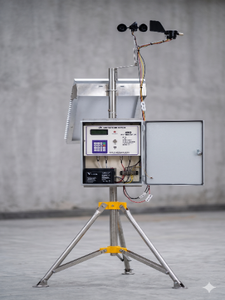 Estación Meteorológica para Exteriores, Sistema de Monitoreo Meteorológico, Instrumento de Medición de Nivel Solar, Construcción Metálica, Precisión del 1% - Product Image 1