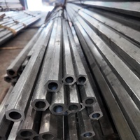 ASTM A513 Kaltgezogener Sechskant-Außenrohr-Innenrohr 17mm Sechskant-Außendurchmesser 8mm Innendurchmesser Verzinkt für Schraubenschlüssel-Steckverbinder Maßgefertigte Größe