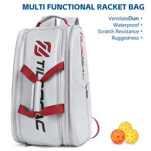 Nuevo Diseño de Bolsa de Pádel Multifuncional - Bolsa Portátil de Pickleball con Compartimento para Zapatos y Mochila Impermeable para Pádel y Pickleball - Product Image 2