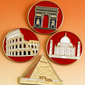 מגנט למקרר מזכרת עירונית מותאמת אישית מסגסוגת אבץ, מזכרת נסיעות ייחודית - Product Image 2