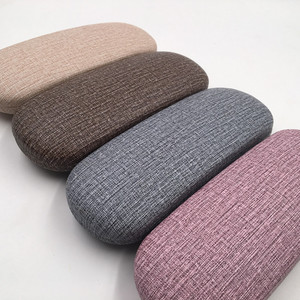 <span class=keywords><strong>Étui</strong></span> <span class=keywords><strong>à</strong></span> <span class=keywords><strong>lunettes</strong></span> rigide de luxe taille <span class=keywords><strong>L</strong></span> tissus de lin <span class=keywords><strong>étui</strong></span> de protection pour hommes femmes <span class=keywords><strong>lunettes</strong></span> de soleil matériel de fer - Product Image 2