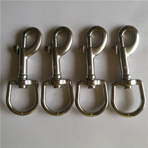 Mosqueton pivotant en acier inoxydable poli avec finition noire, crochet à œil pivotant, mosqueton pour chien, utilisation pour animaux de compagnie, vente en gros - Product Image 5