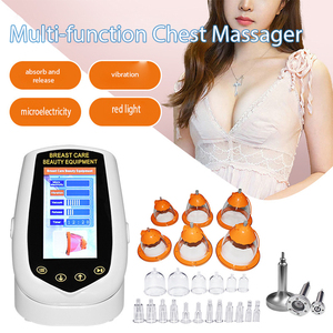 Masseur de poitrine multifonctionnel à succès : Absorption et libération de micro-électricité, vibration, lumière rouge, équipement de beauté pour le soin des seins - Product Image 3
