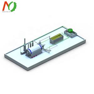 Machine de pyrogravure de boue d'huile de plastique de pneu de déchets de groupe de Mingjie - Product Image 2