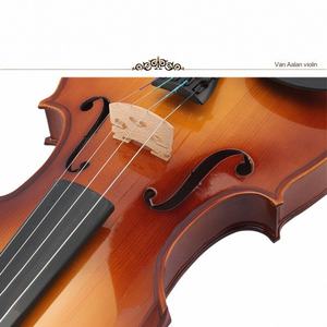 FAL V001 Handmade Adulto Teste Grau Violino Madeira Sólida Instrumento Musical Crianças Iniciantes Fábrica Spruce Brasil Madeira Maple - Product Image 3