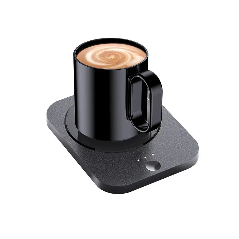 Coussin chauffant intelligent pour bureau et maison Contrôle de la température constante Tasse à café USB portable Chauffe-tasse pour toutes les tasses