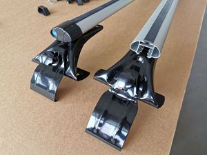 Barras Transversales Universales de Aleación de Aluminio para Techo de Auto, Personalizables para Varios Modelos, para SUV, en Negro o Plata - Product Image 1