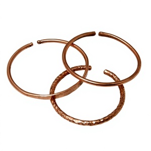 Handcrafted Copper <b>Bracelet</b> with Comfortable Adjustable Design Unique Jewelry Choice for Gift Purposes - Product Image 1