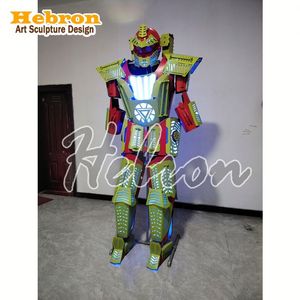 Traje de Robot LED Stilts Walker, <span class=keywords><strong>Disfraz</strong></span> de Robot con Luces LED para Eventos, Traje Kryoman, <span class=keywords><strong>Disfraz</strong></span> de Robot LED - Product Image 3