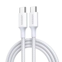 Cable USB Tipo C a Tipo C UGREEN de 240W, Carga Rápida PD de 5A, Trenzado, para Teléfono Móvil, Tableta, Portátil, Cargador USB C para Apple y Android