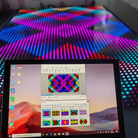 Piste de danse vidéo LED WETOP à prix d'usine avec surface interactive sensible à la pression en ABS, contrôle DMX512