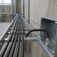 Câble conducteur en aluminium monobrin isolé en PVC, fil torsadé pour câblage électrique et distribution d'énergie