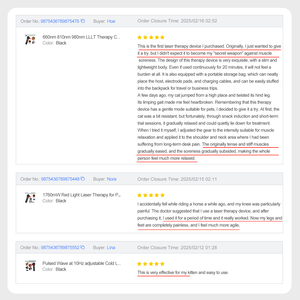 อุปกรณ์กายภาพบำบัดด้วยเลเซอร์ บรรเทาอาการปวด โรคเส้นประสาทอักเสบ การอักเสบ และการรักษาอาการบาดเจ็บสำหรับสัตว์เลี้ยง สุนัข ม้า โรคกระดูกอักเสบ - Product Image 6