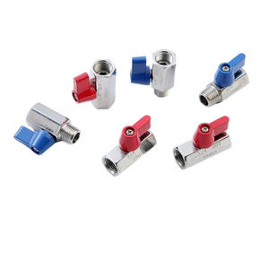 Robinet à bille miniature en acier inoxydable 304 personnalisé - Filetage femelle compact pour les espaces restreints - Product Image 1