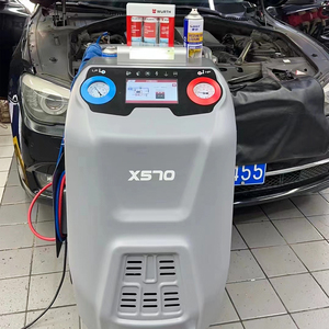 Sistema de <span class=keywords><strong>aire</strong></span> <span class=keywords><strong>acondicionado</strong></span> automotriz automático X570 R134a máquina de llenado de refrigerante para coche máquina de descarga de CA - Product Image 4