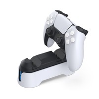 Station de chargeur de contrôleur grise pour manettes PS5 Dualsense Station de charge double rapide pour manette PlayStation 5
