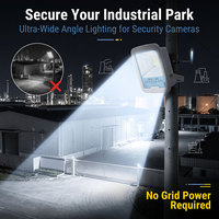 Projecteur solaire LED extérieur de haute qualité 100W IP67 étanche, pour jardin, haute efficacité, économie d'énergie, en aluminium, télécommande, dimmable