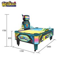 Table de jeu de hockey de table populaire à prix d'usine avec accepteur de billets pour 2 joueurs, utilisation en intérieur, prise en charge de l'anglais