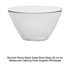 Bol à salade en verre basique Ø 26 cm Bormioli Rocco - Product Image 2