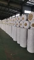 Rouleau d'isolation en laine de roche industrielle 50/00 mm, écologique, résistant au feu, imperméable, insonorisant, résistance aux hautes températures 700°C
