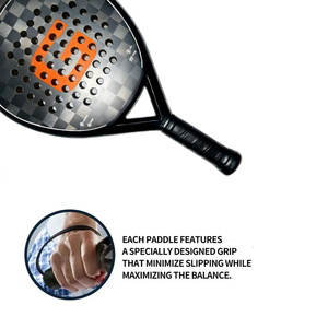 Raqueta de Pádel QINGYU SPORT de Fibra de Carbono con Forma de Diamante/Lágrima/Redonda, Logotipo Personalizado, 18k, en Stock - Product Image 6