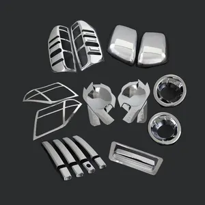 YCSUNZ Set Lengkap untuk Nissan Navara D40 2006 2007, Suku Cadang Chrome, Kit Bodi Plastik ABS, Lengkap, 4X4, Aksesori Mobil