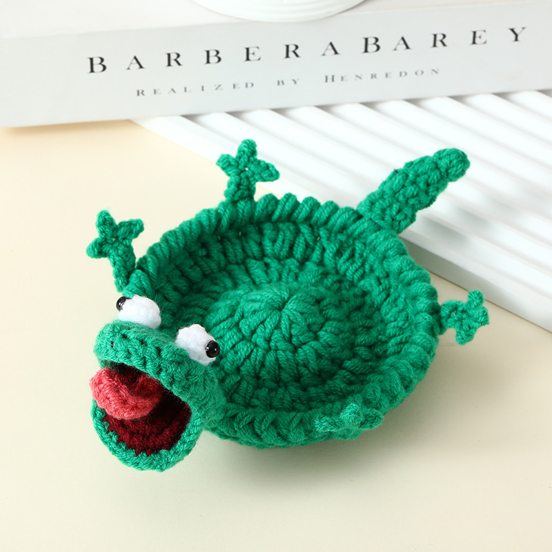 Dessous de verre lézard vert
