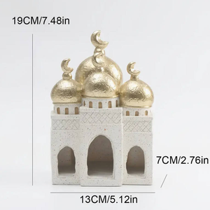 Statua Personalizzata in Resina del Medio Oriente Arabia Saudita Souvenir Struttura Architettonica Regalo per il Festival del Ramadan Eid Al Adha - Product Image 1