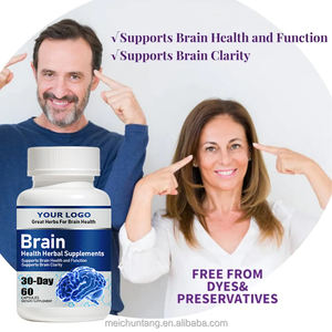 Suppléments à base de plantes nootropes naturelles de qualité supérieure pour adultes Santé cardiaque Concentration cérébrale Bonne mémoire Capsules de mise au point pour le cerveau - Product Image 6