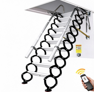 <span class=keywords><strong>Escalera</strong></span> Telescópica para Ático, <span class=keywords><strong>Escalera</strong></span> Plegable para Ático, <span class=keywords><strong>Escalera</strong></span> Oculta en el Techo con Control Remoto Eléctrico, Tamaño Personalizado - Product Image 2