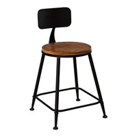 Ensemble table et chaises octogonales en bois massif, 4 places, design industriel moderne, écologique et durable, pour salon et restaurant