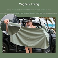 Serviette de plage magnétique personnalisée, housse de siège, serviette de bain à séchage rapide, tapis de yoga portable en microfibre ultra-absorbante