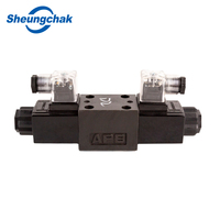 Vanne hydraulique DG4V-3 ISO 4401 D03 à montage DIN, connecteur DIN, protection IP65, pour excavatrice, grue, OEM