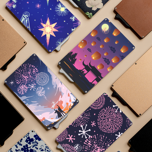 Custom Logo Business Card <b>Holder</b> <b>Wallet</b> Custom Card <b>Wallet</b> RFID Blocking Pu Leather Aluminium Card <b>Holder</b> - Product Image 6