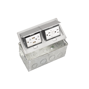 Boîte <span class=keywords><strong>de</strong></span> sol escamotable anti-effraction 20A pour comptoir <span class=keywords><strong>de</strong></span> cuisine avec prise, résistante aux chocs - Product Image 5