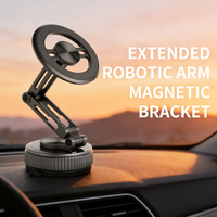Soporte Flexible para Teléfono Móvil con Succión para Coche, para Salpicadero y Parabrisas, Rotación 360°, en Stock °   Soporte para Teléfono de Coche con Brazo Largo Ajustable y Rotación