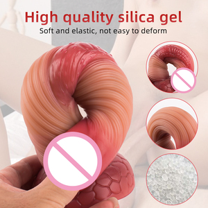 China Fabriek Groothandel Huid Gevoel Realistische Zachte Sexy Enorme Dildo Voor Vrouwelijke Masturbator - Product Image 4