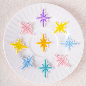 Patch brodé thermocollant/autocollant mini, mignon, motifs étoiles variés pour étiquette de bagage et décoration de sac - Product Image 3
