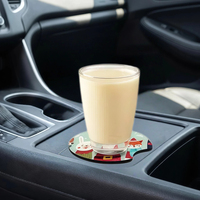 Vente en gros usine : Sous-verre de voiture en néoprène blanc vierge pour sublimation 5MM
