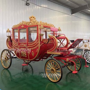 Calèche royale résistante aux intempéries, surface anti-décoloration, adaptée à une utilisation et à une exposition extérieure à long terme - Product Image 4