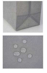 Bolsas de Compra Reutilizables de Alta Calidad con Logotipo Personalizado Impreso, Bolsas de Tela No Tejida Reciclada, Impermeables, Ligeras, Plegables y de Varios Tamaños - Product Image 6