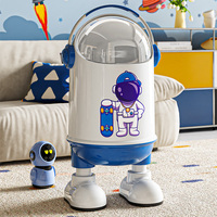 Poubelle en plastique de 13 L, design créatif et mignon, pour chambre d'enfant, cuisine, décoration de la maison