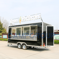 CAMP remorque de nourriture entièrement équipée avec cuisine complète remorque de camion de nourriture de rue commerciale chariot de nourriture à vendre