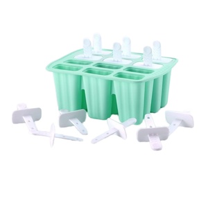 Wholesale Food Safe 4/6/10/12 Cavity Ice <b>Cream</b> Mold Silicone Popsicle <b>Maker</b> Mold Ice Tray Mold Reusable - Product Image 5