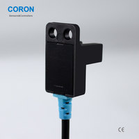 Sensor Fotoeléctrico CORON GG5-Y2M, Micro Sensor NPN con LED Infrarrojo, Normalmente Abierto/Cerrado, Tipo Y, Sensor Óptico