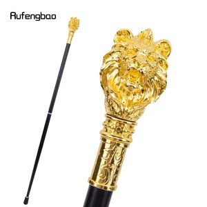 Canne de marche Golden Lion avec poignée en métal 95 cm, canne de randonnée élégante pour gentleman - Product Image 3