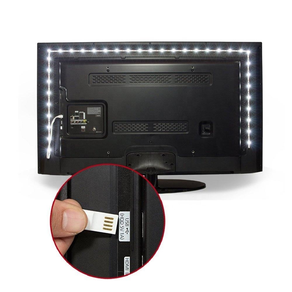 LED bande éclairage Ambilight rvb rétro-éclairage TV bandes flexibles lumières étanche Port USB Alimenté