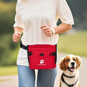 Tas pinggang anjing kecil tahan air, tas pinggang, tas ember latihan hewan peliharaan, tas hadiah, wadah makanan jalan anjing kecil, kantong pembawa makanan dengan sabuk yang dapat disesuaikan - Product Image 2