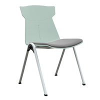 Chaises d'entraînement empilables en plastique à prix de gros pour l'école, le bureau, les meubles de classe